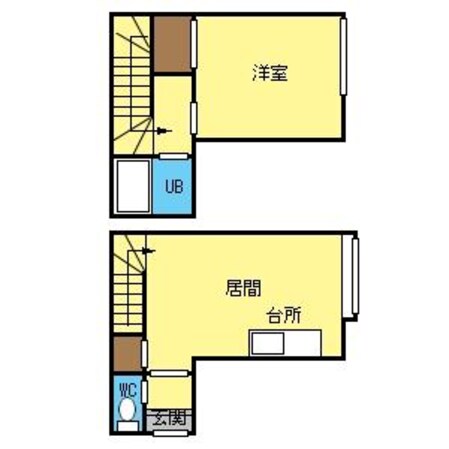 プラタナス曙Ａの物件間取画像